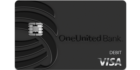 BankBlack Tap to Pay Visa Debit Card | OneUnited Bank