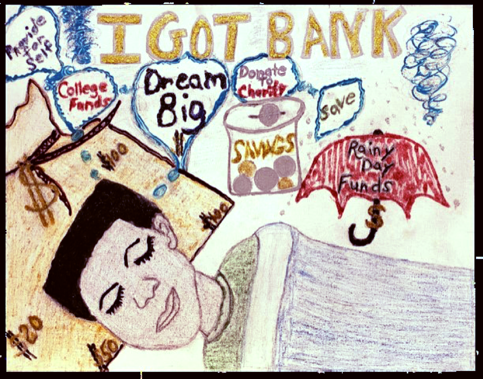 Zaiderick Hayes Art Submission | 2019 I Got Bank Art and Essay Contest Winner
