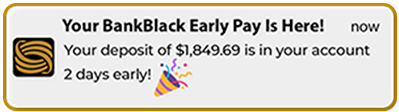 BankBack Early Pay