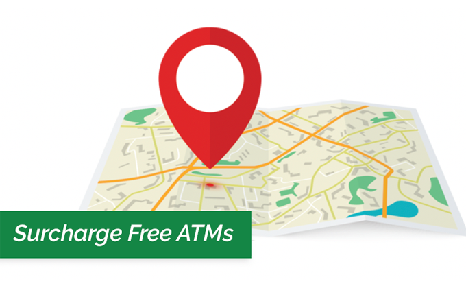 Surcharge Free ATMs including Chase Bank and Citibank Branches
