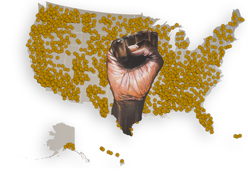 USA map
