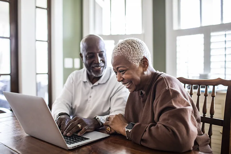 Senior Couple Smiling