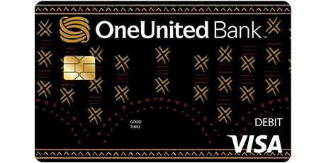 One united bank visa card.