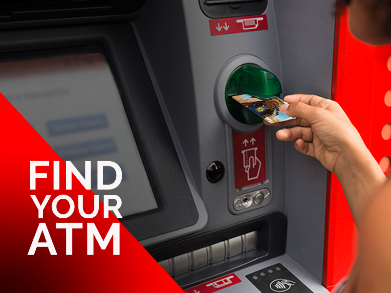 Find your atm.