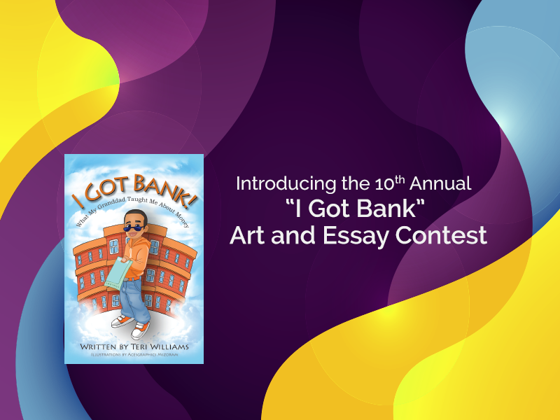 I got bank art and essay contest.