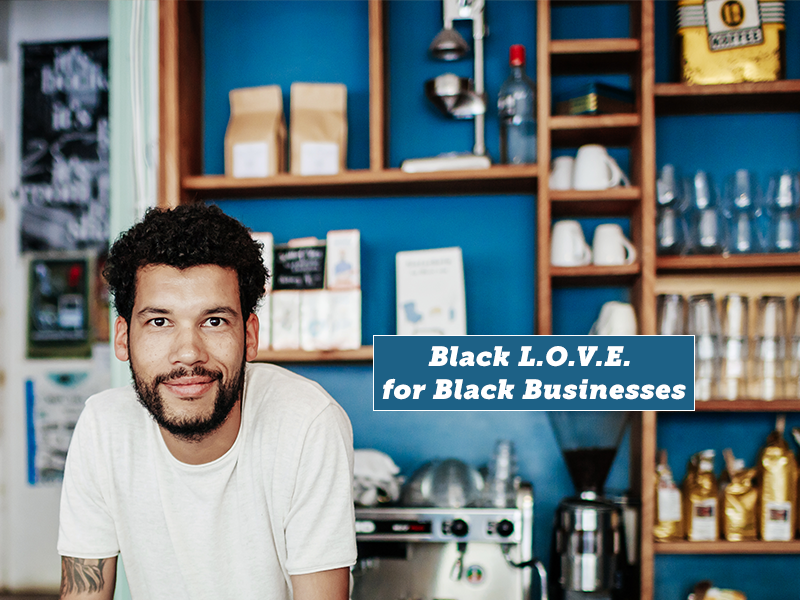 Black love for black businesses.