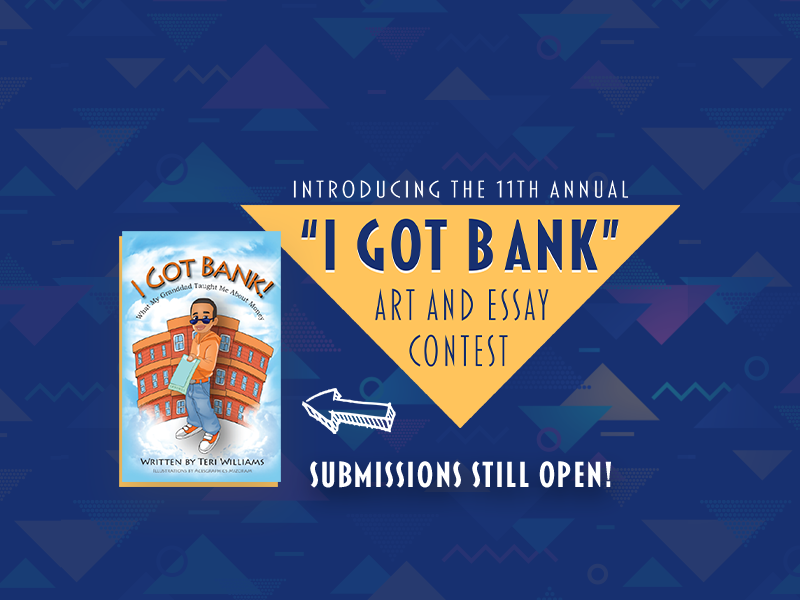 I got bank art and writing contest submissions still open.