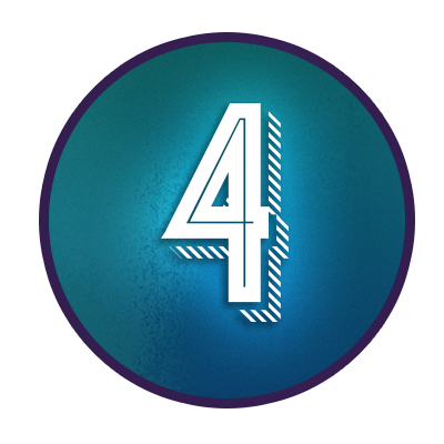 4th | Playing the Back Game | OneUnited Bank The number 4 in a blue circle.
