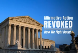 An image of the supreme court with the words alternative action reframed how we fight back.