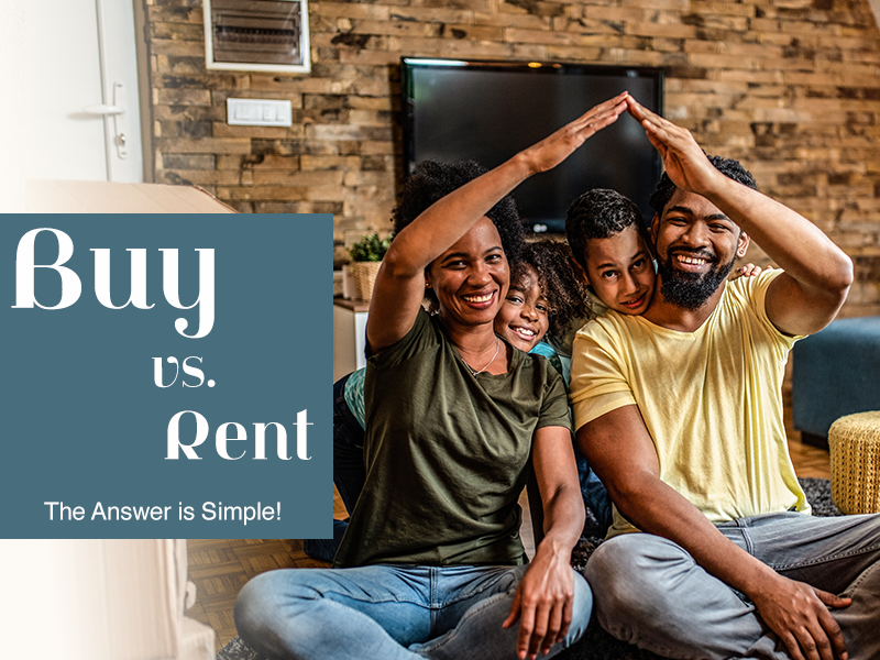 Buy vs rent the answer is simple.