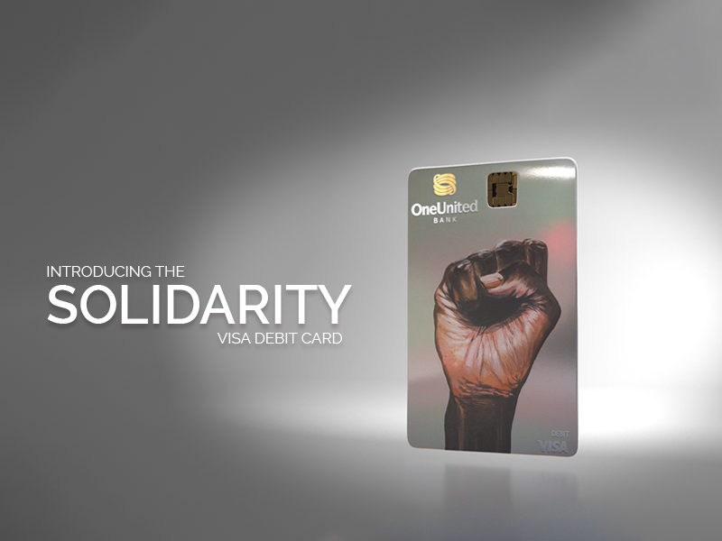 A card with the word solidarity on it.