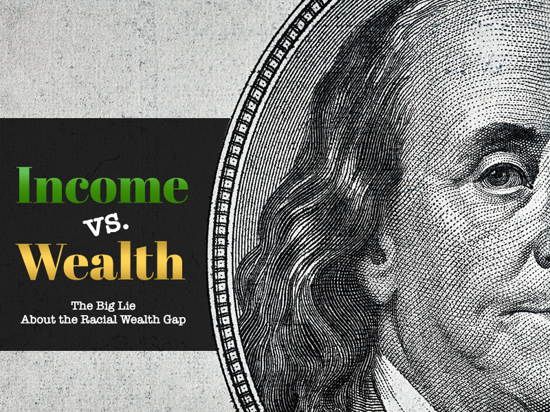 A bill with the words income vs wealth.
