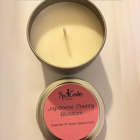 Japanese cleansing blossom candle.