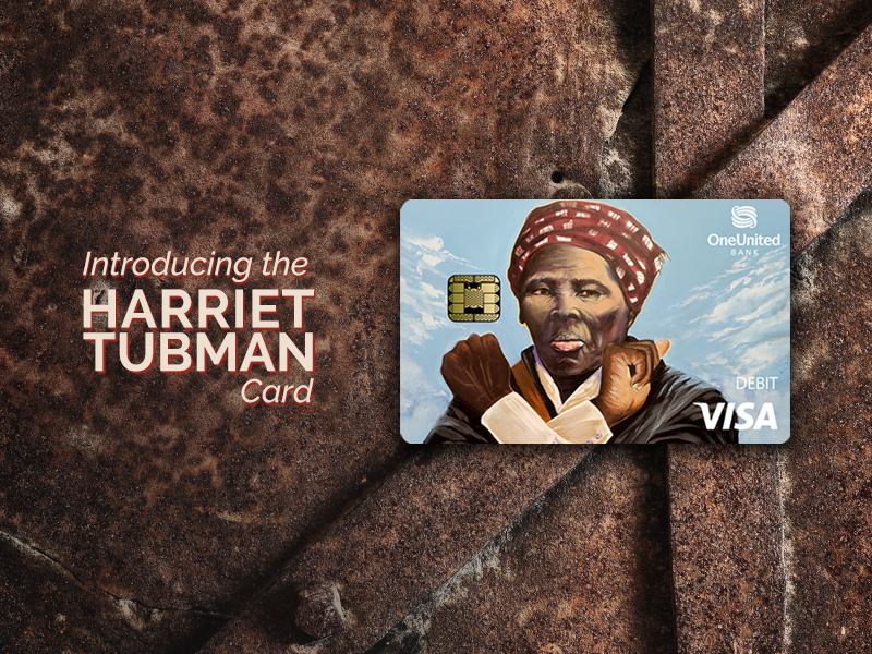 Introducing the harriet tubman card.