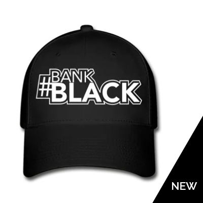 #BankBlack Hat Bank black baseball cap.