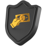 Icon Shield Hand Dollar