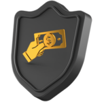 Icon Shield Hand Dollar