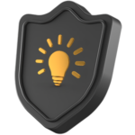 Icon Shield Lightbulb