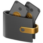 3D wallet icon