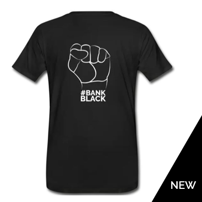 movement_back Bank black - men's premium t-shirt.