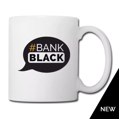 Bank black - coffee/tea mug.
