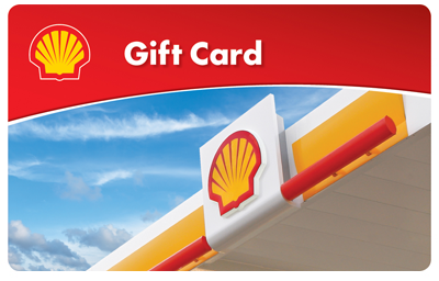 Shell gas station gift card.