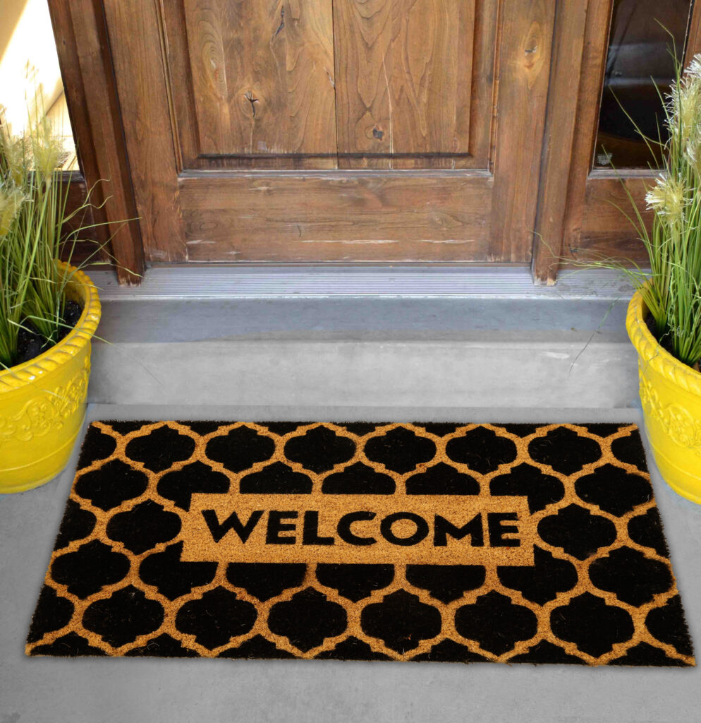 A welcome mat