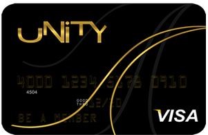 Unity visa credit card.