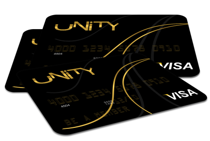 Unity credit card png.