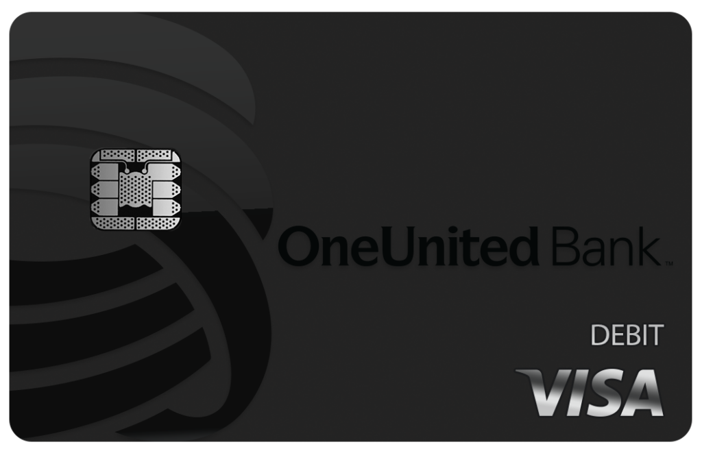 The BankBlack OneUnited Visa Card image