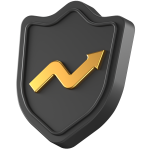 Profit shield icon